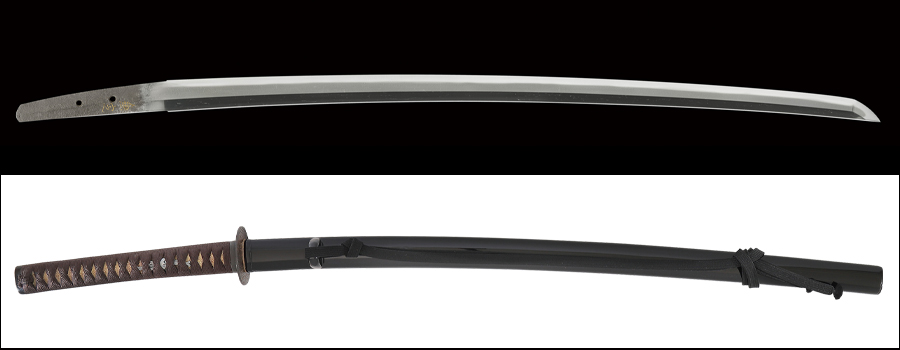 刀 (金象嵌銘)兼定(之定銘) Katana:Kanesada
