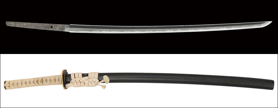 刀 (太刀銘)阿州吉川六郎源祐芳作之 Katana:Ashu Yoshikawa Rokuro