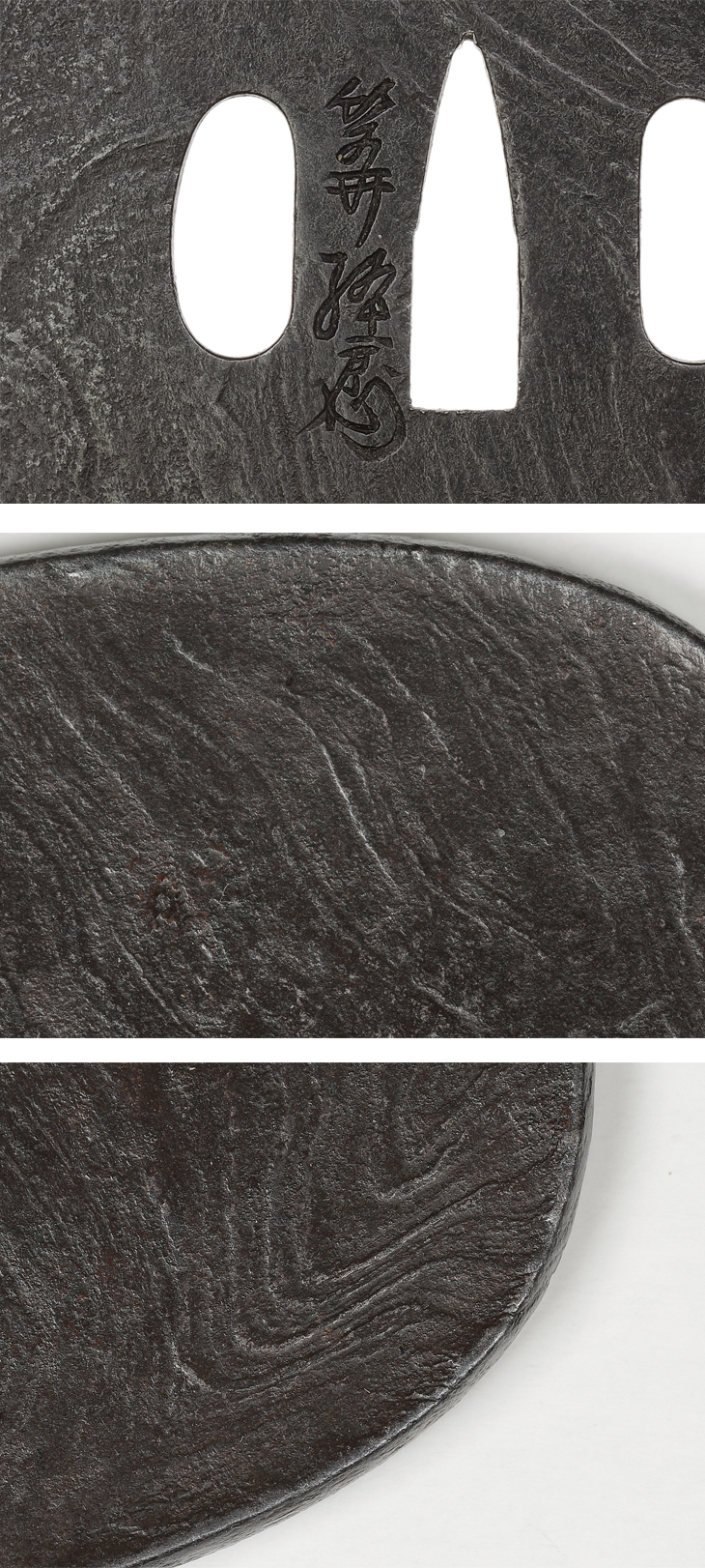 鍔：杢目文図 Tsuba:Mokumemon Zu