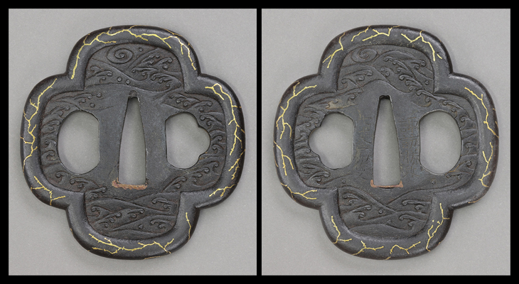 刀鍔 象嵌 H4--1 刀鍔 象嵌 H4--1 刀鍔 象嵌 H4--1