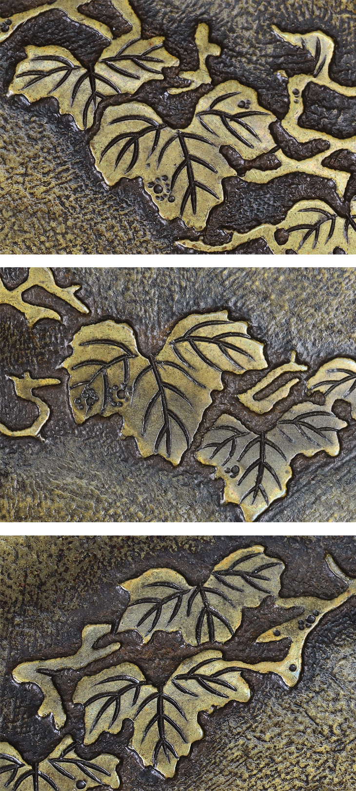 鍔：蔦図 Tsuba:Tsuta Zu