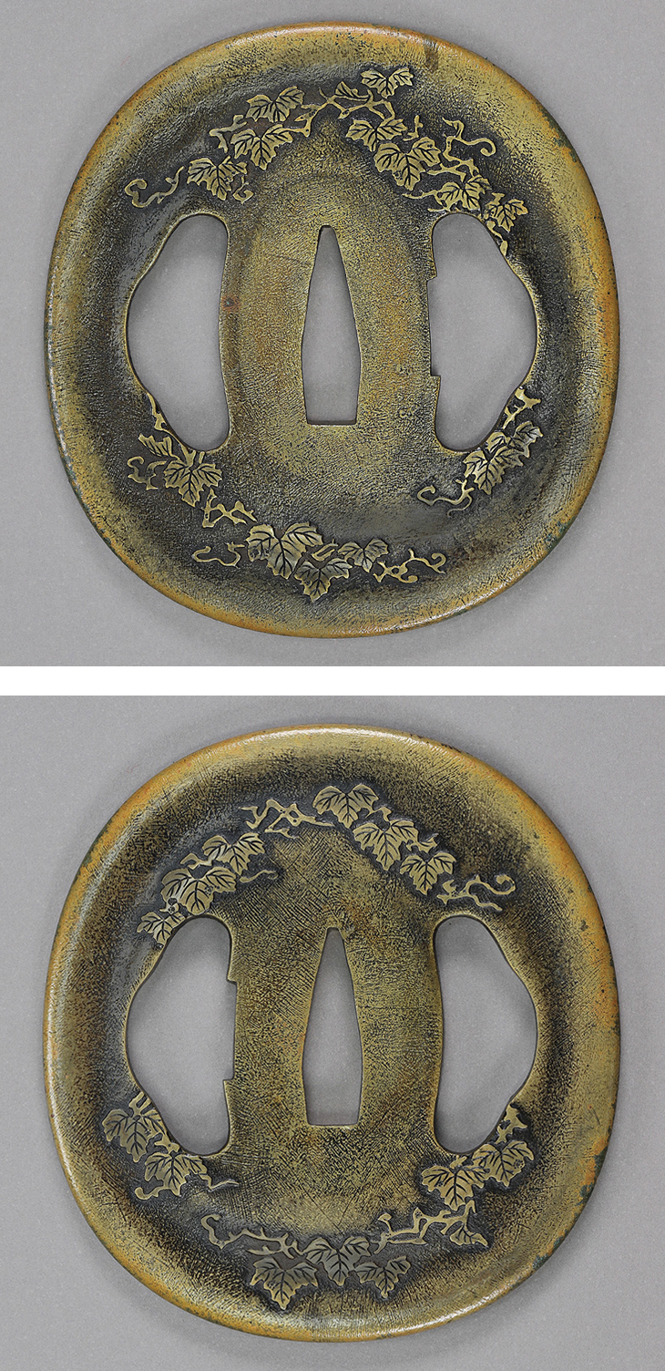 鍔：蔦図 Tsuba:Tsuta Zu