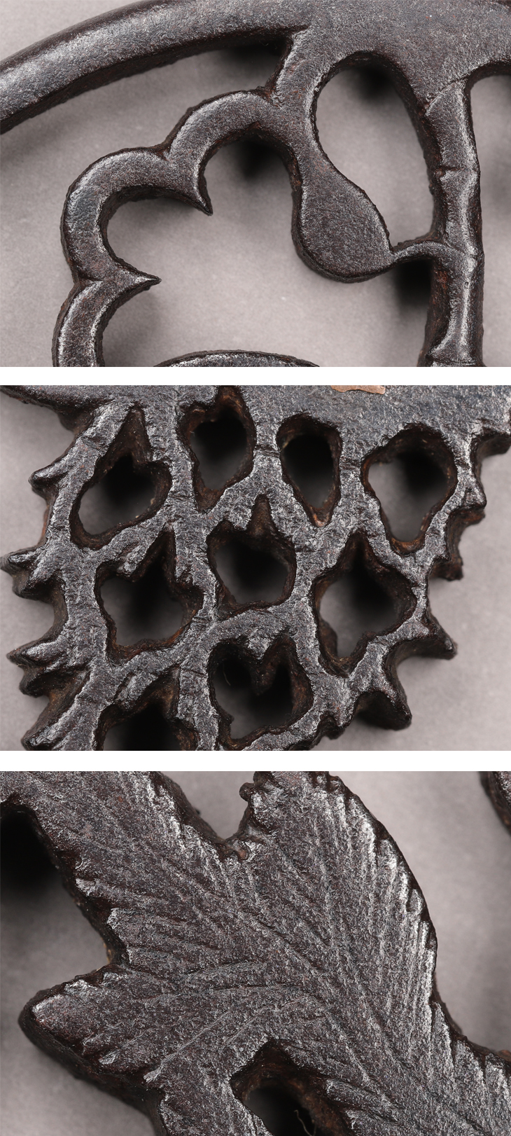 鍔：松竹雪花透図 Tsuba:Shochiku Sekka Sukashi Zu