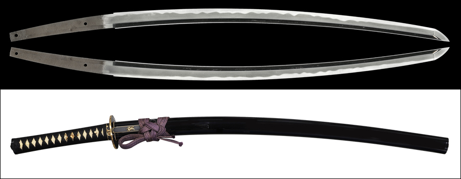 刀 無銘(伝福岡一文字助真) Katana:Mumei(Den Fukuoka Ichimonji Sukezane)