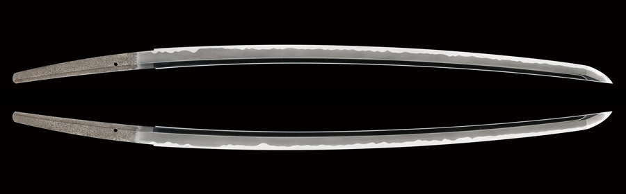 刀 (太刀銘)荘司筑前大掾藤原直胤(花押) Katana:Shoji