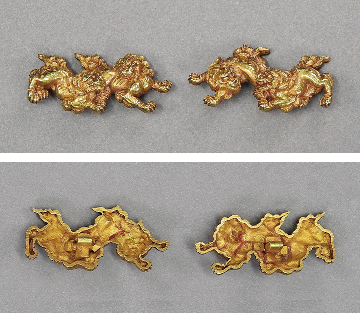 三所物：獅子図 Mitokoromono:Shishi Zu